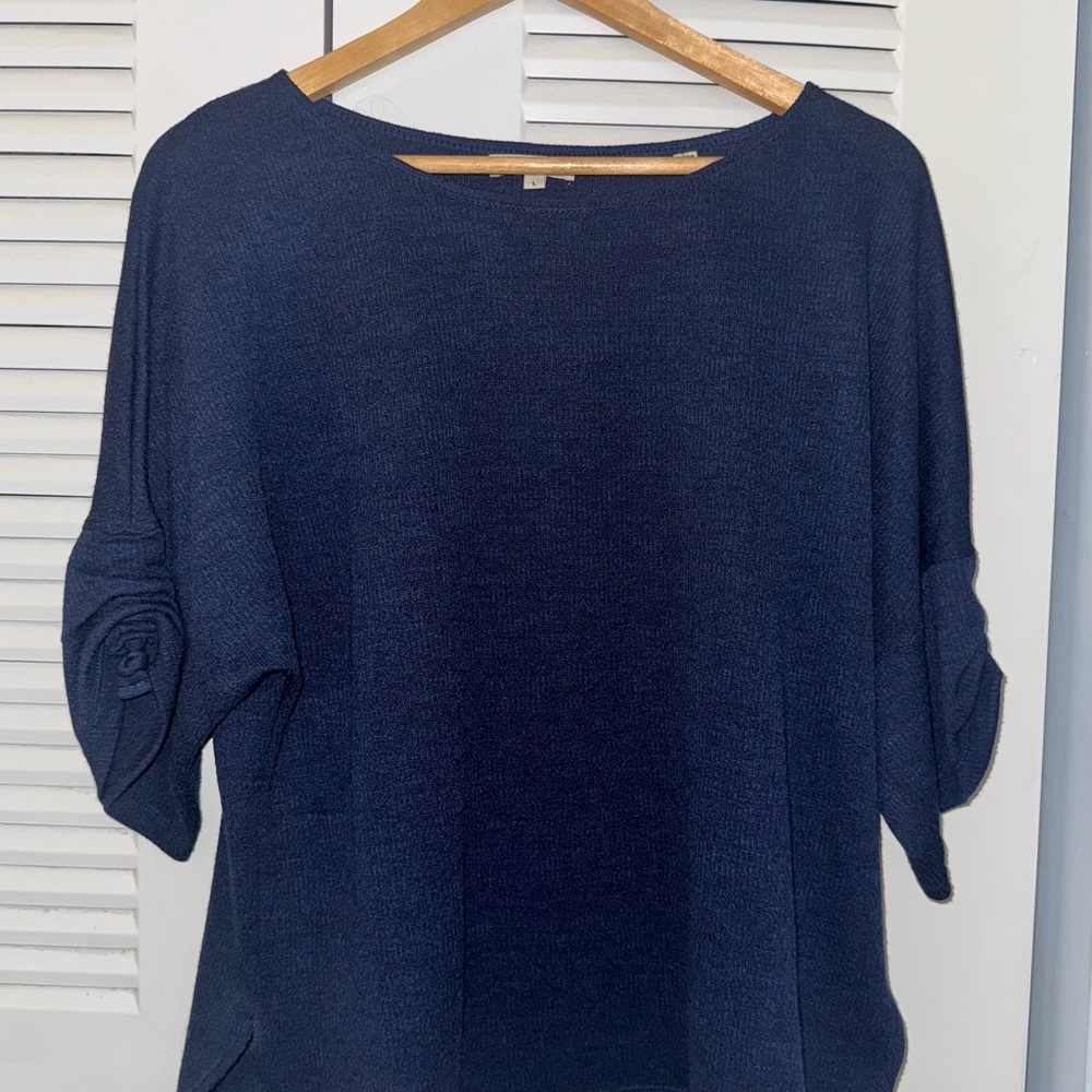 Max Studio Deep Blue Blouse